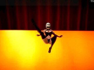 Honey studio's sexy dance mix from the front view