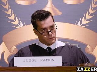 Milf Kristina Rose Takes Two Monster Cocks In Ass And Mouth