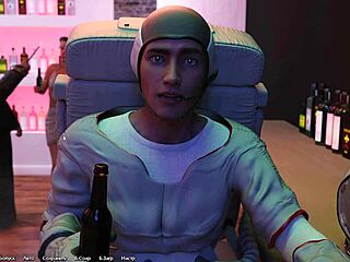 In this episode, the brunette teacher in cosplay engages in sex with the redhead during Halloween.