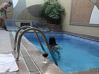 Oh man, I couldn't hold back and gave my ass and pussy to the director before filming without a condom - Badarox couple Manu Fox and Rubens Badaró full video on Red