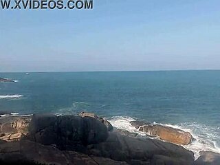 I watch Brazilian fishermen fuck hard on the rocks with monster cocks