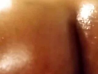 Black Milf Couple Enjoys Intense Doggy Style Action