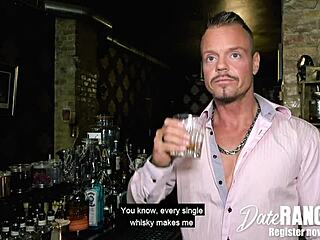 Brunette german milf julia banged by bwc bull in public bar