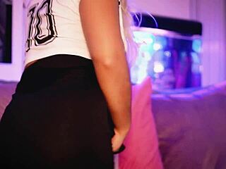 Does this cute blonde look adorable sucking that big cock?