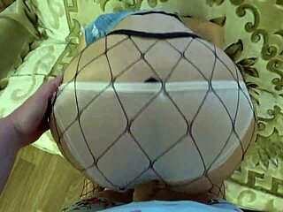 my girlfriend's gorgeous ass in pov, loves doggy style fucking with strap-on?