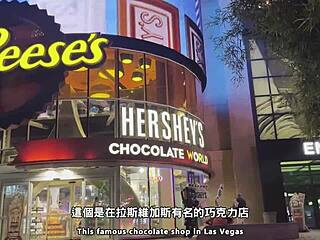 Cute teen takes big cock in tight ass for double fun