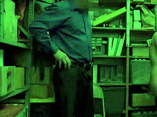 Latina shoplifter fucked by two security guards after caught - ziggy star.