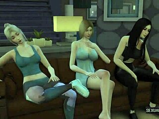 i watched tv with friends and fucked them all night