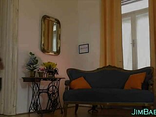 Hey, wanna see this teen get plowed by an old dude in stockings?