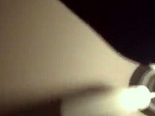 Feeling the passion as my wife bends over in doggy style on the phone with her big ass in the bedroom