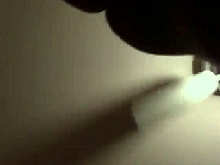 Feeling the passion as my wife bends over in doggy style on the phone with her big ass in the bedroom