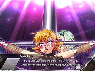 in taimanin asagi zero part 09, the game unfolds with intense scenes