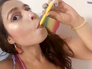 ginger paris talks dirty in fairy lingerie!