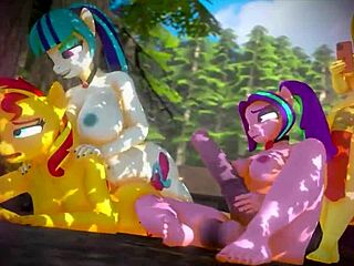 Anime crossdressing pony pmv show with futanari elements