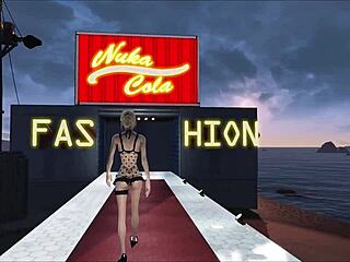 Fallout 4 Fashion Big Boobs Sky Anime Blonde Teen 18+ Tits Sexy