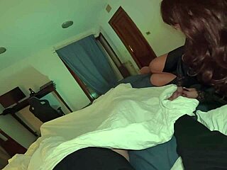 sharing a bed with hot milf stepmom and fucking her pussy