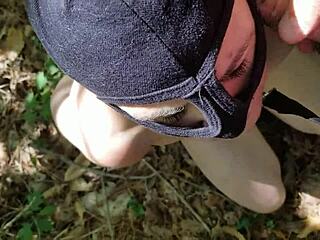 European Slut's Forest Walk Turns Into Double Blowjob With Prince