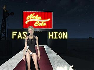 Fallout 4 Fashion Big Boobs Sky Anime Blonde Teen 18+ Tits Sexy