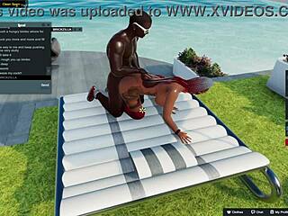 enjoying a tasty bbc creampie.