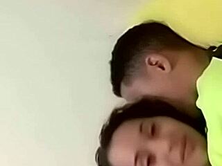 sexy couple enjoying intimate moments in bed