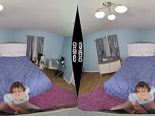 Rebecca Vanguard's teen riding hairy pussy in missionary and cowgirl