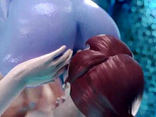 Cheerful Futanari Threesome Animation With Hot Futa Dicks Fucking