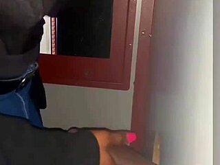I watch as the black stripper in atl gloryhole gets her clothes ripped by two big black cocks for intense blowjobs