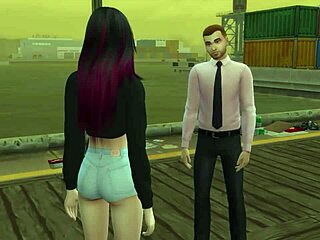 Feeling humiliated as office slut used by workers in part 5