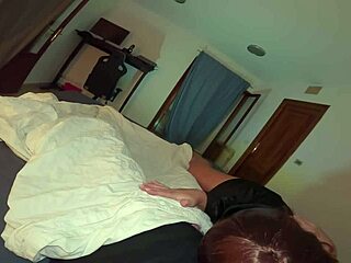 sharing a bed with hot milf stepmom and fucking her pussy
