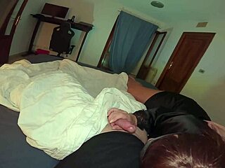 sharing a bed with hot milf stepmom and fucking her pussy