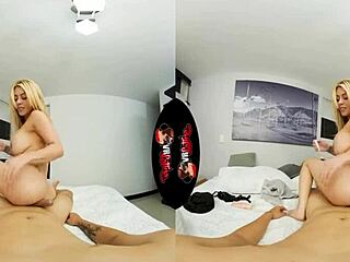 Busty Latina Receives Cum On Tits And Ass In VR