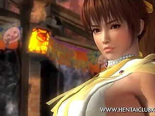 Anime girls d or alive 5 ultimate sexy ecchi kasumi halloween costume nude