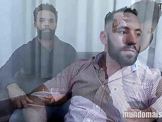 hairy masculine men hint at bareback ass orgy hardcore