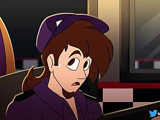 foxy and bonnie fuck with a monster cock hard