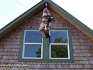 Ballgagged Dangling Slave