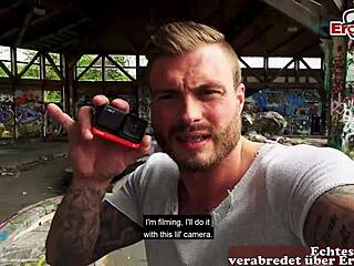 tattooed german milf's outdoor anal fucking is wild! 🔥