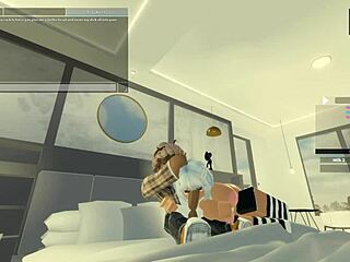 whore rides monster cock in doggystyle blowjob