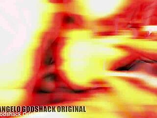 Mells Blanco 8on1 Hardcore Triple Anal Gangbang