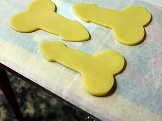 She gets a real cock in her ass instead!