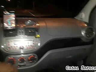 sucking my friend while driving with open windows