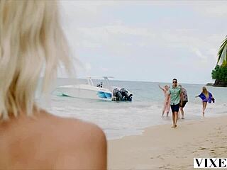 Vixen Petite 18+ Blonde Christy Has Earth-Shattering Orgasms