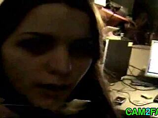 Wife Sucks Balls In Amateur Deepthroat Video