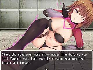 In tower of alfimia, she dominates with a handjob