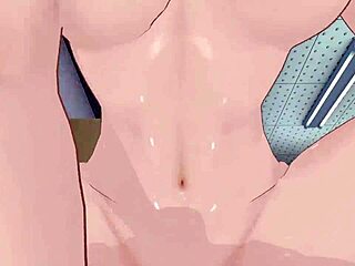 Hilda from Pokémon in a quick adventure scene