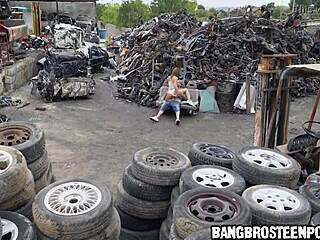 Hot Teen 18+ Gets Ass Fucked Outdoors