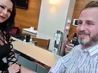 Stunning tattooed busty milf julia exclusiv gets pissed in mouth and ass roughly pounded