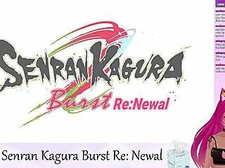 vtuber lewdneko dives into senran kagura burst gameplay
