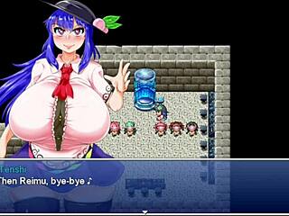 Priestess saves girls but becomes prostitute - Reimu brainwashed - part 1