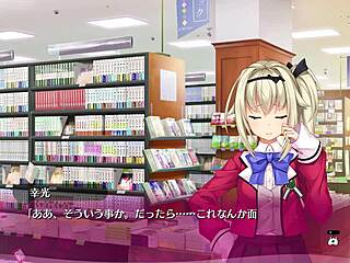 Feeling the intense bukkake in this hentai blowbang game