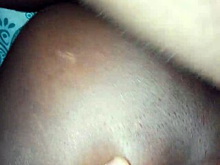 This thick cumshot from side fucking an ebony chick is insane, creampie included.